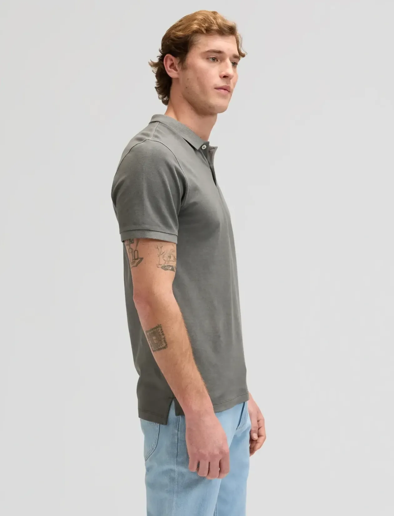 GARMENT DYE POLO - Kortærmede