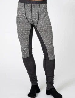 Geo Merino Wool Pants - Termoleggings
