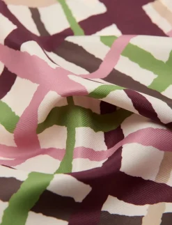 Geometric printed foulard - Tynde tørklæder