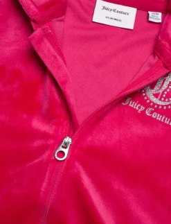 Glitter Print Zip Thru & Jog Set - Sæt