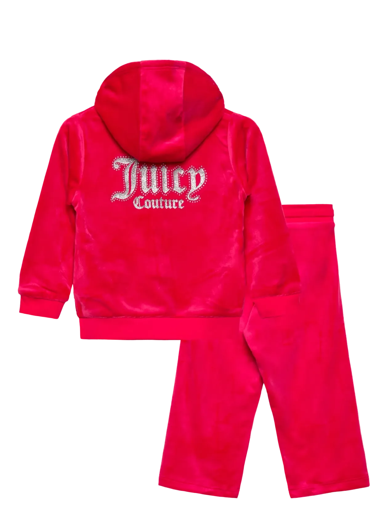 Glitter Print Zip Thru & Jog Set - Sæt