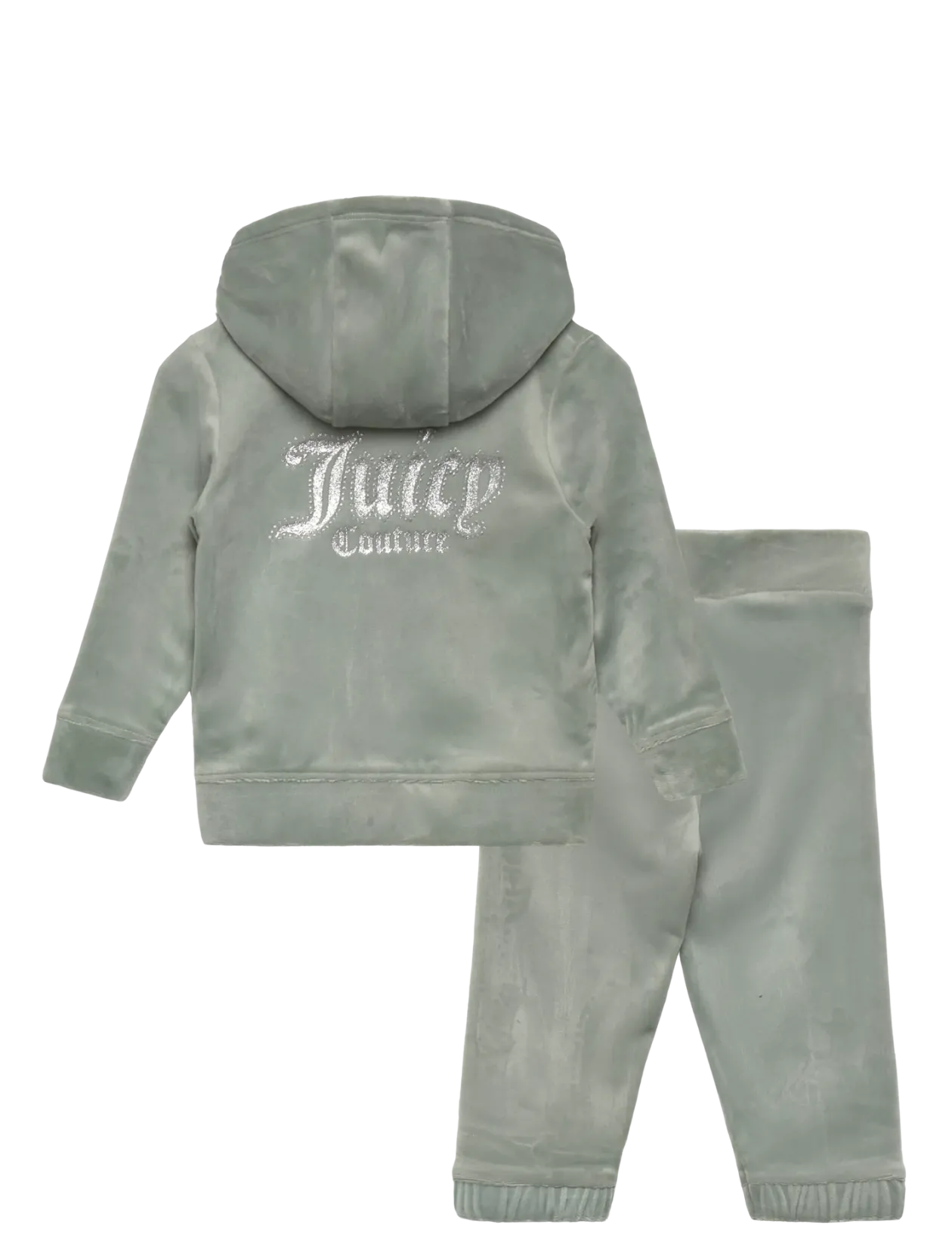 Glitter Print Zip Thru & Relaxed Jog Set - Sæt