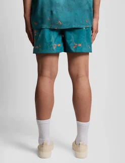 Goldfish Print Swimshort - Badebukser