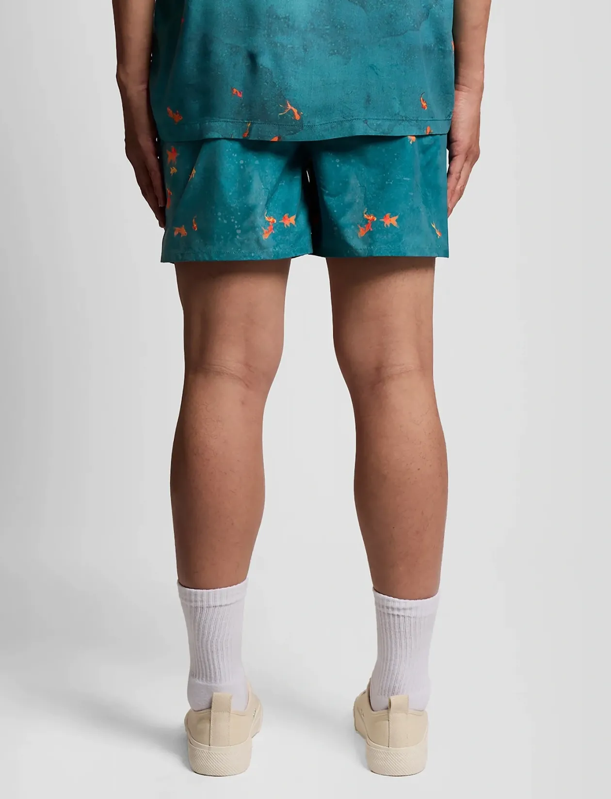 Goldfish Print Swimshort - Badebukser