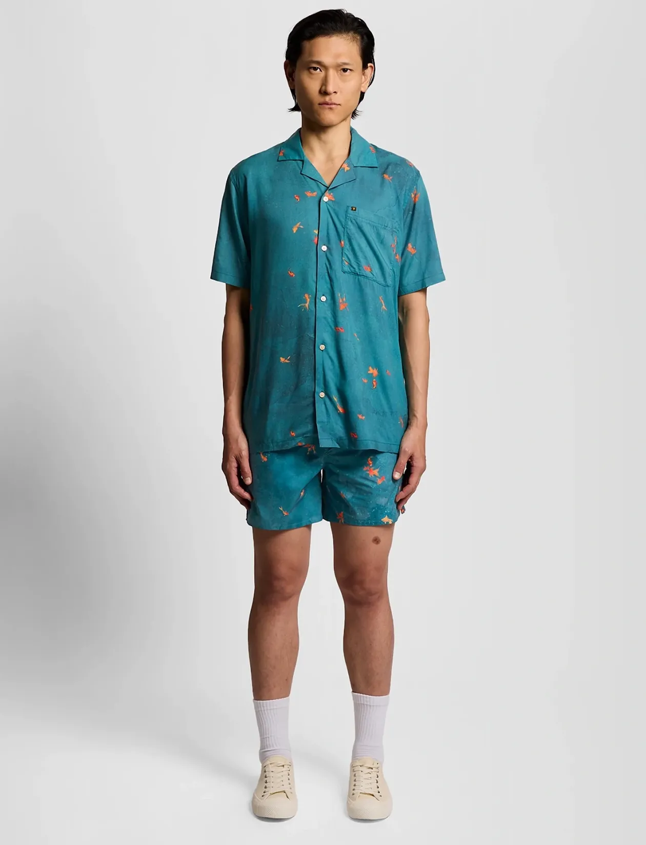 Goldfish Print Swimshort - Badebukser