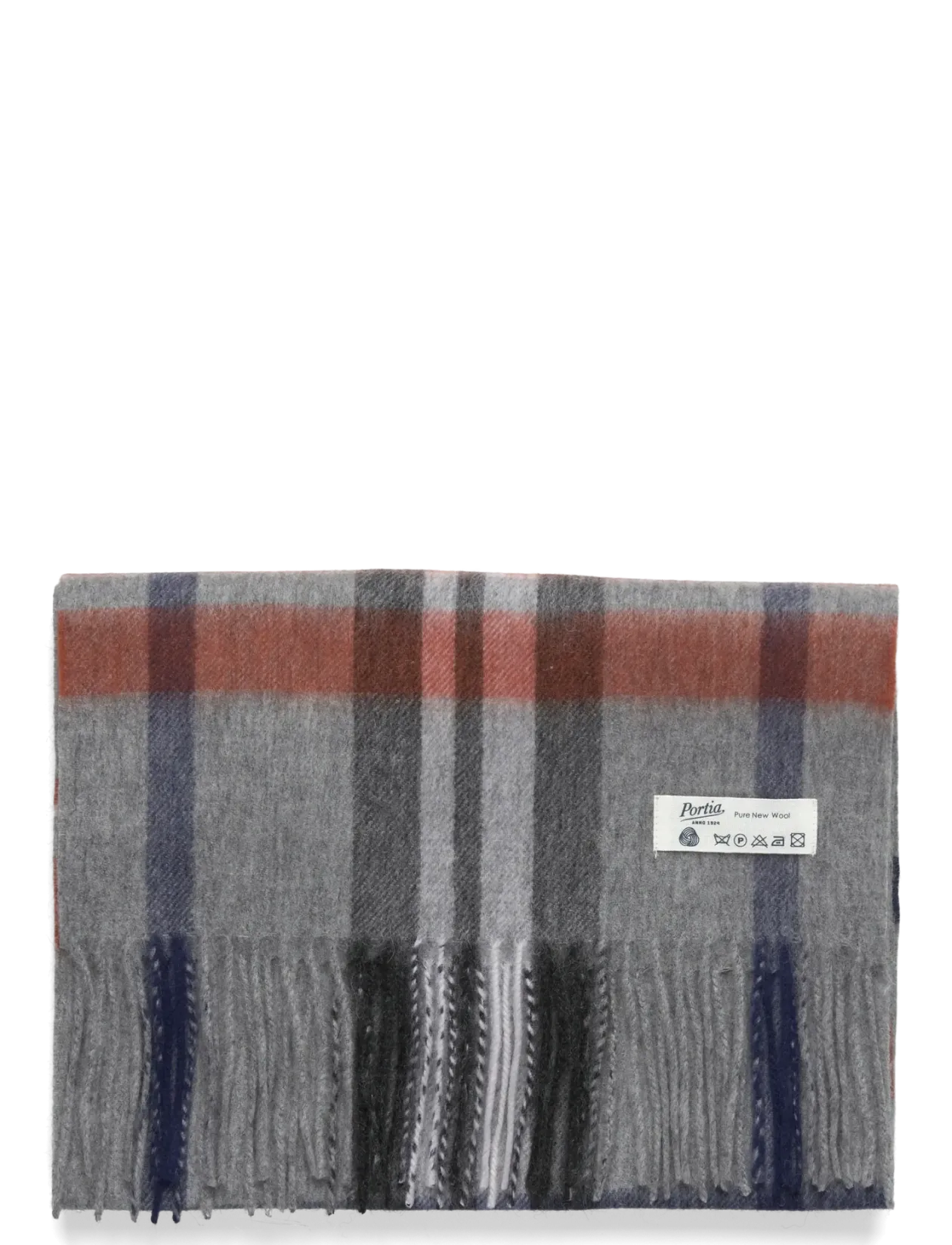 Grey Wool Scarf - Halstørklæder