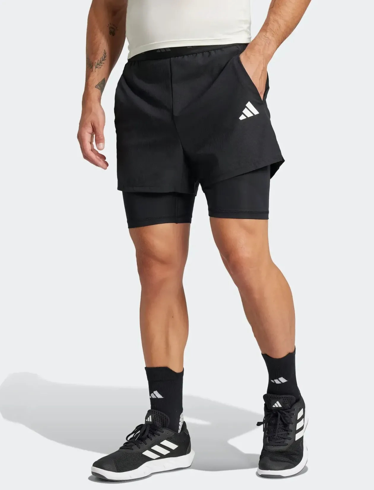 GYM+ 2in1 SHORT - Mænd