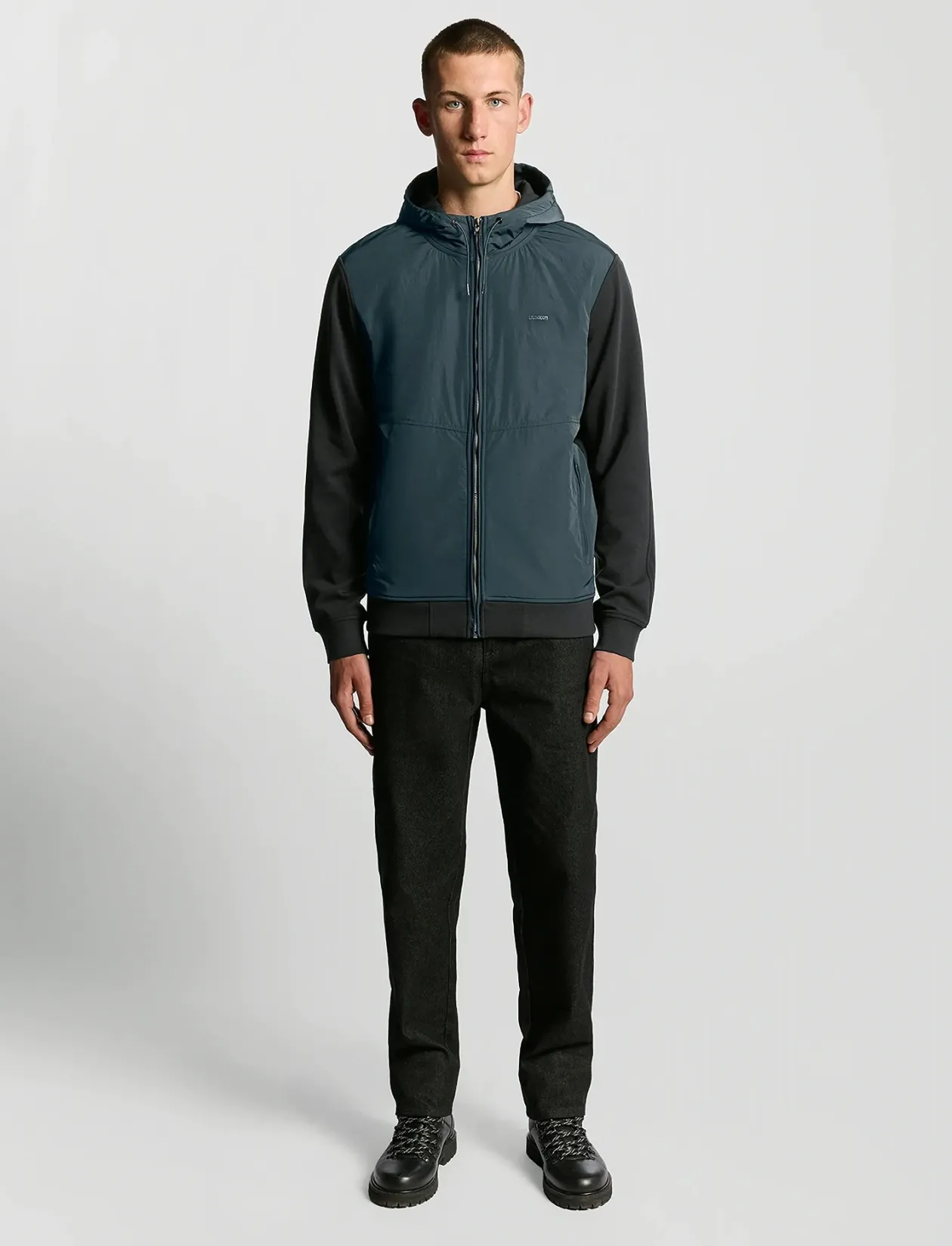 Half Raglan Hybrid Hoodie - Hættetrøjer