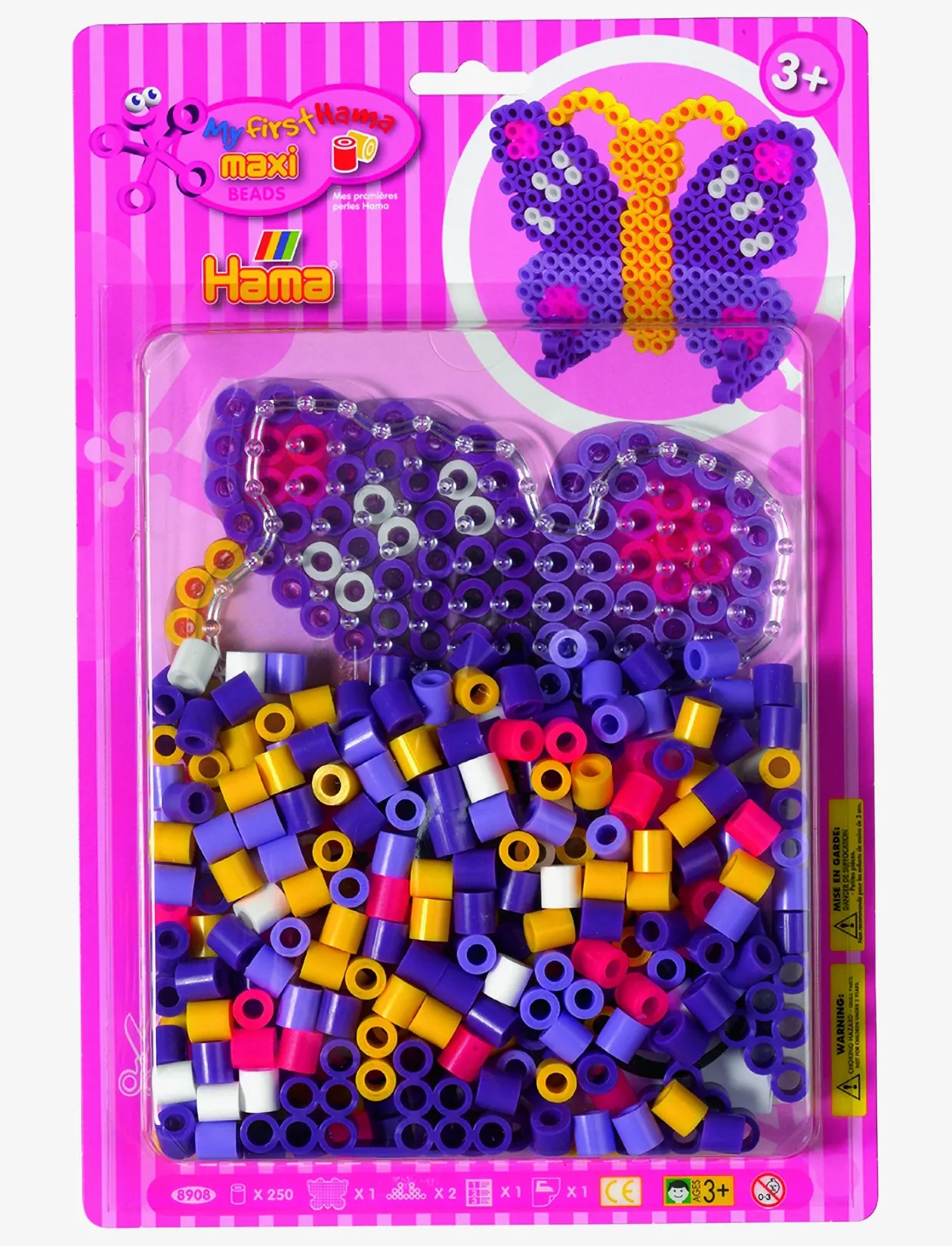 Hama Maxi Beads Kit 250 pcs Butterfly - Perler