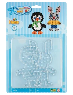 Hama Maxi Pegboard Blister Penguin / Bunny - Perler