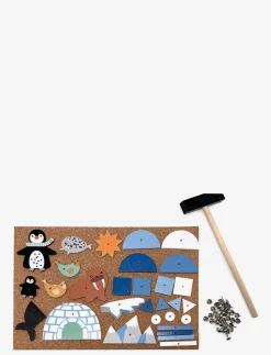 Hammer mosaic with penguin - Kreasæt