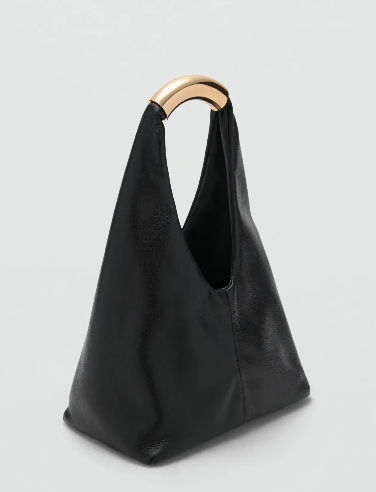 Handbag with metal handle - Top handle tasker