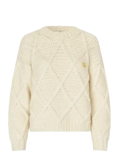 Handknit, Handknit Cable Sweater - Strik
