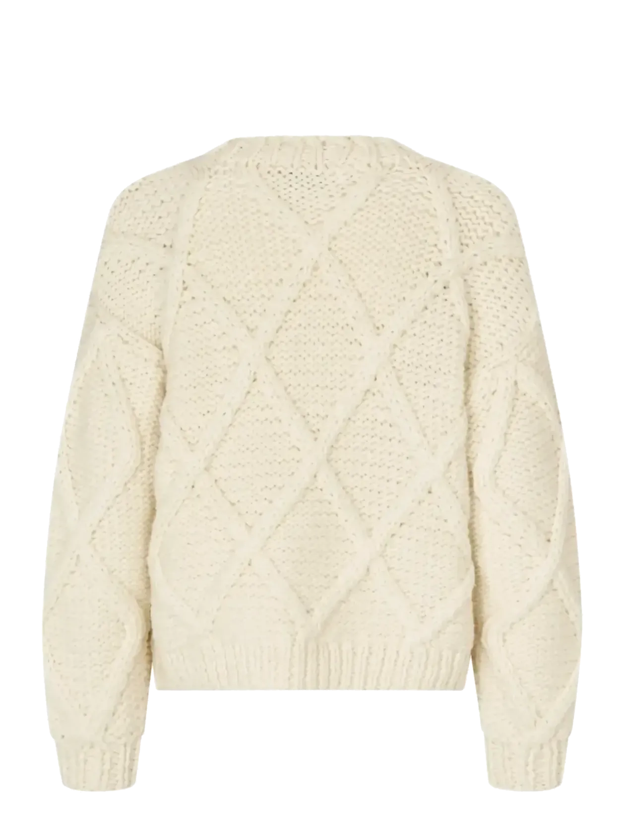 Handknit, Handknit Cable Sweater - Strik