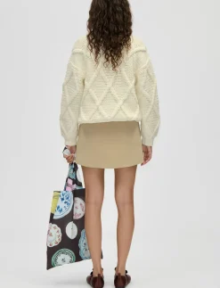 Handknit, Handknit Cable Sweater - Strik