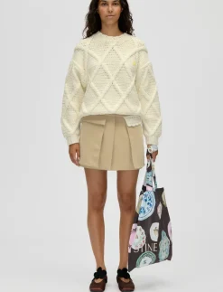 Handknit, Handknit Cable Sweater - Strik