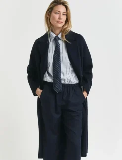 HANDSTITCHED BELTED COAT - Uldfrakker