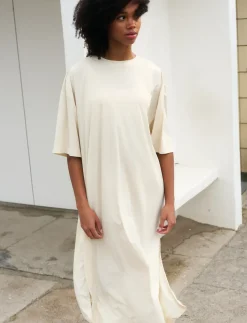 HANGOUT Tee Dress Slit - Kjoler