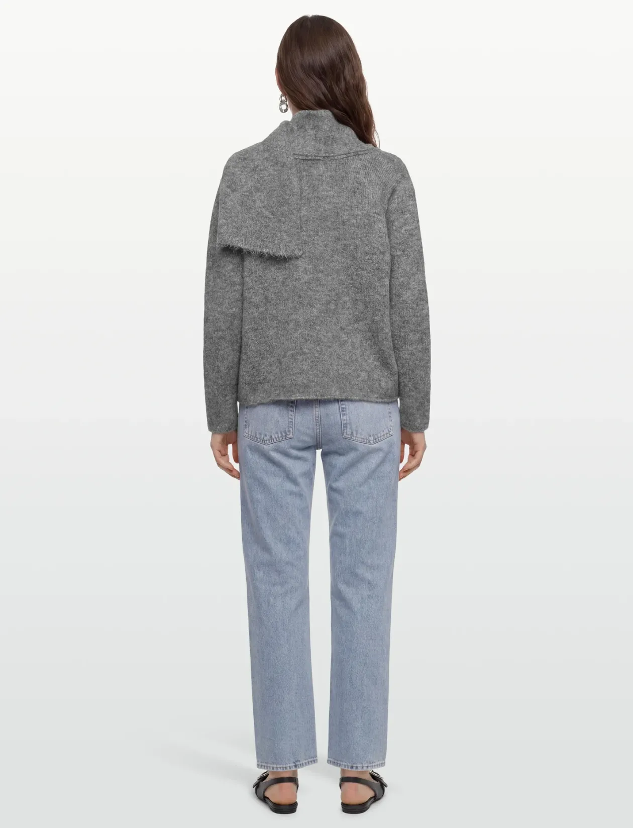 Harper knit scarf cardigan - Cardigans