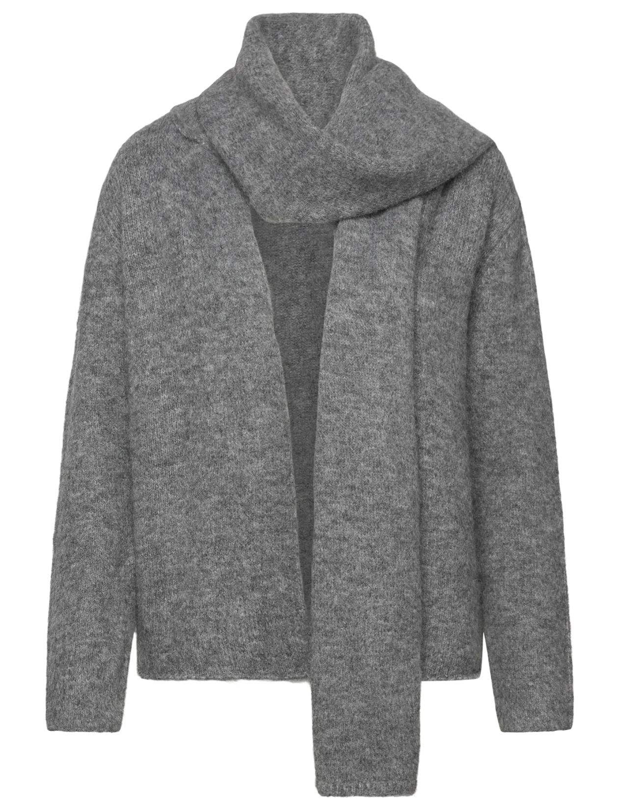 Harper knit scarf cardigan - Cardigans