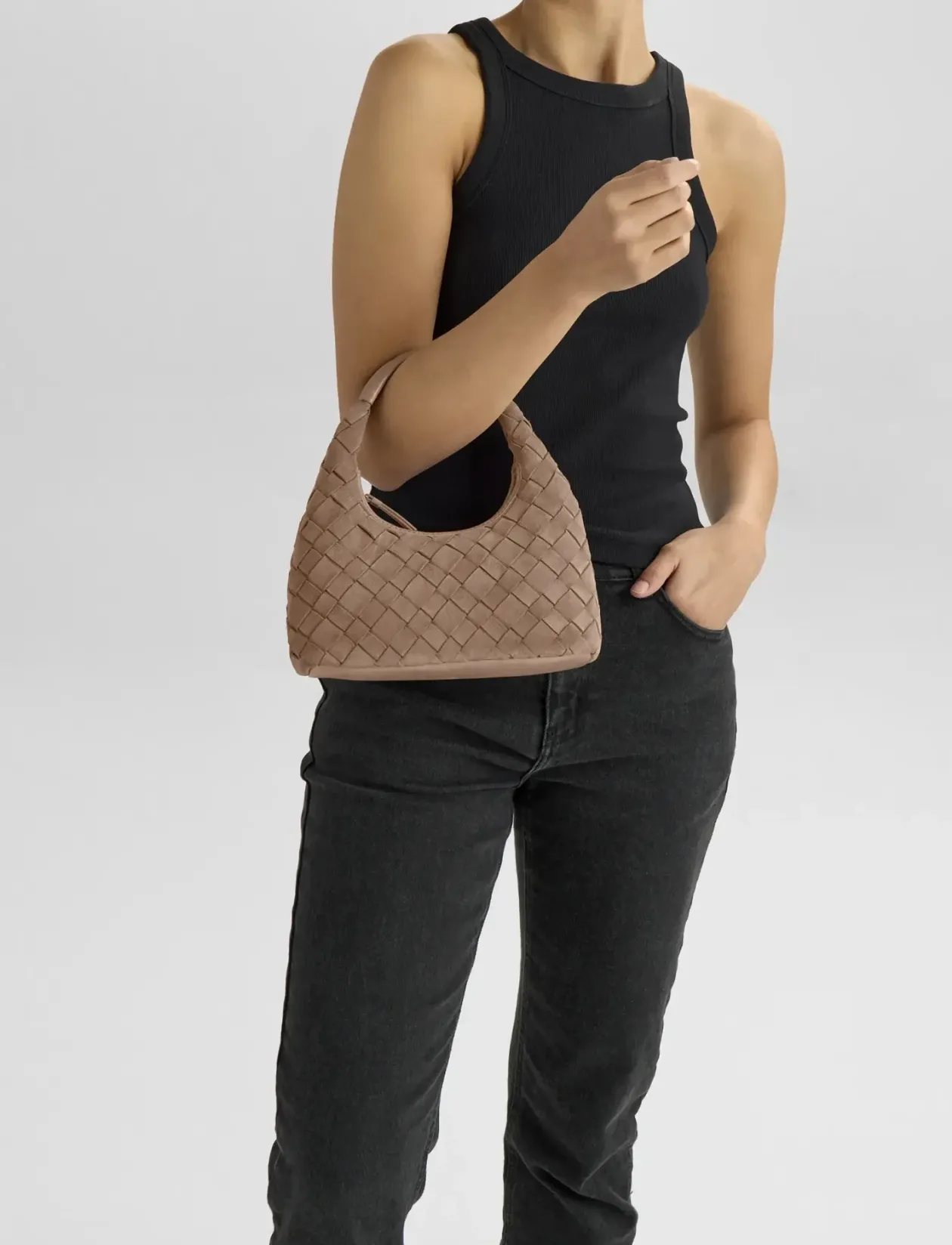 HaymaMBG Handbag, Sue. Weave - Top handle tasker