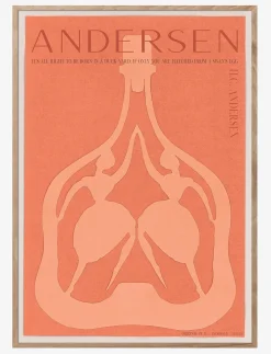 H.C. Andersen - No Limit - Peach - Plakater