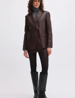 HEAVY LEATHER BLAZER - Læderjakker