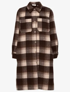 Helia long check shirt - Overshirts