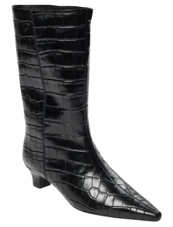 HELLASW CROCO BOOT - Ankelstøvler med hæl