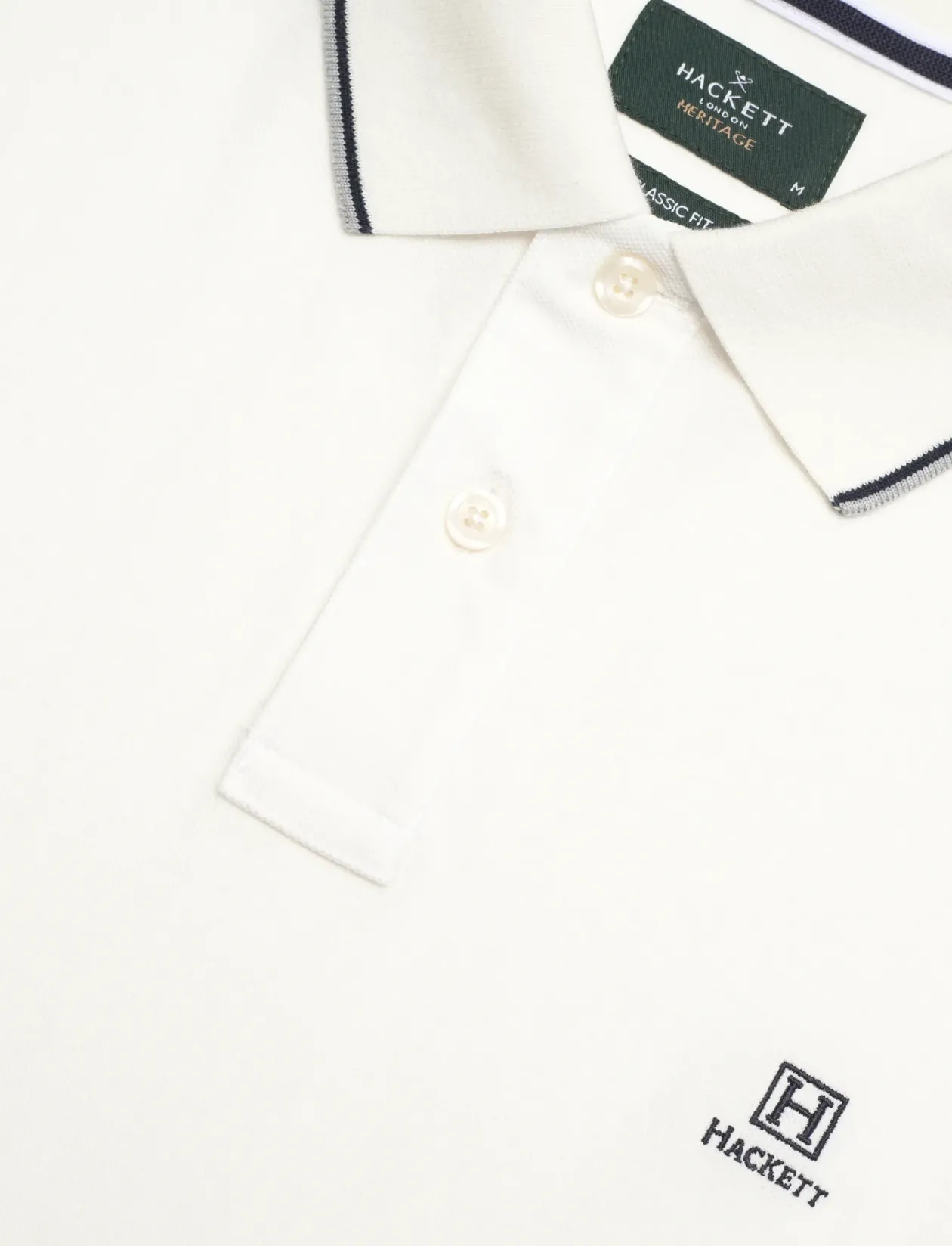HERITAGE H TIPPED POLO - Kortærmede