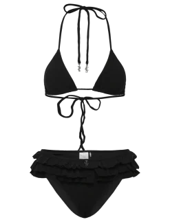 HERITAGE TOWELLING FRILLY BIKINI - Trekantsbikinier