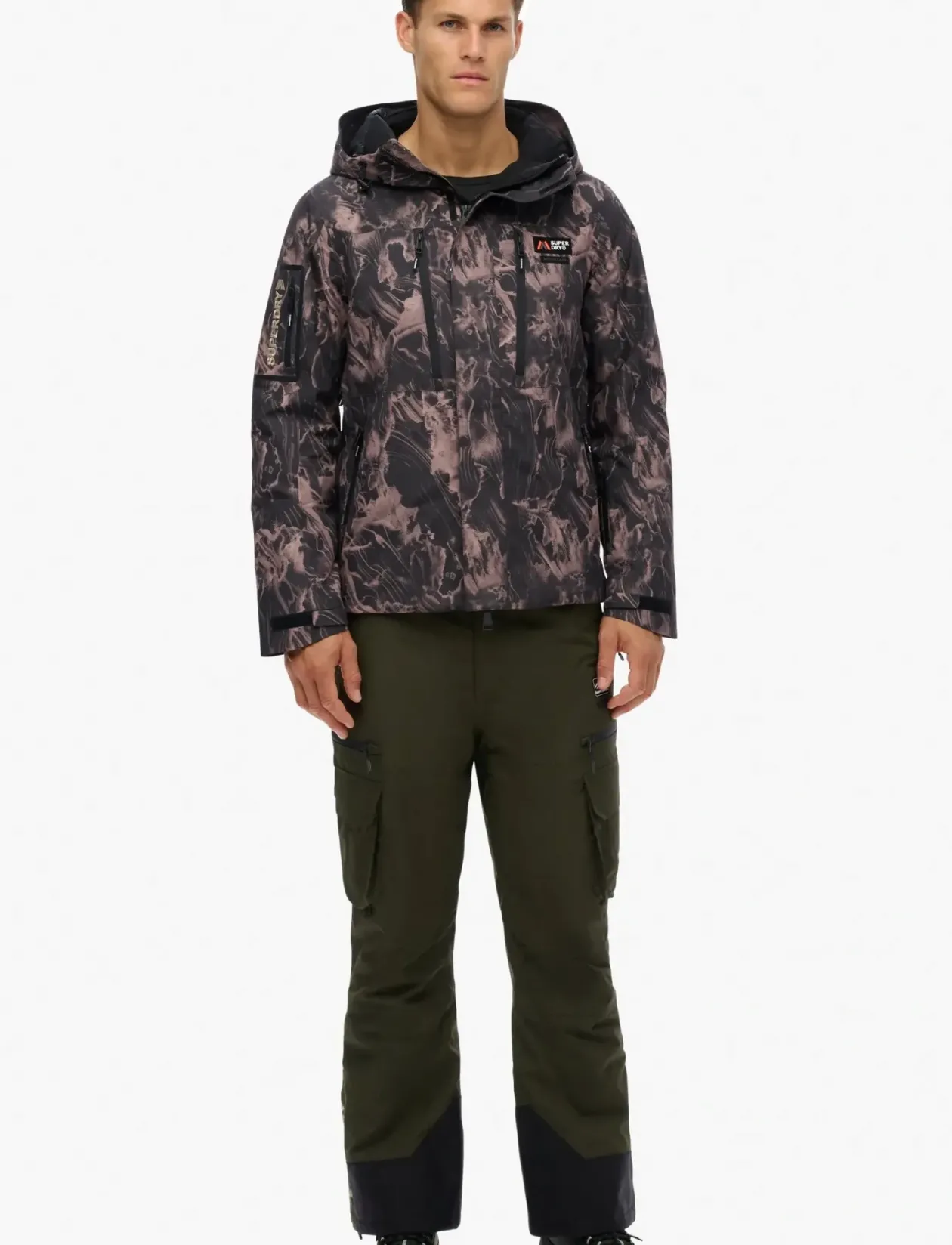 HOODED SKI SHELL JACKET - Skijakker