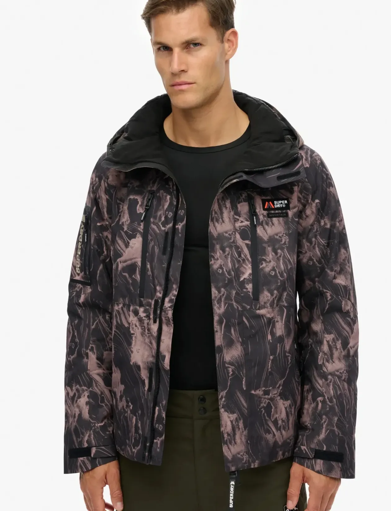 HOODED SKI SHELL JACKET - Skijakker