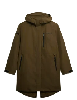 HOODED TECH FISHTAIL PARKA - Friluftsjakke