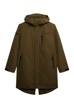 HOODED TECH FISHTAIL PARKA - Friluftsjakke