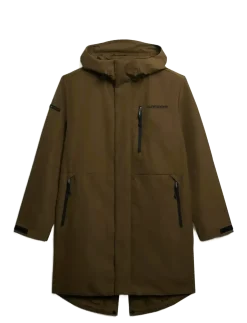 HOODED TECH FISHTAIL PARKA - Friluftsjakke