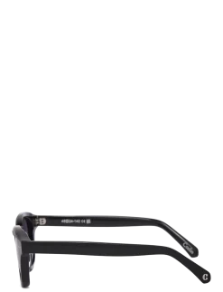 Idris Black Black - Round Frame
