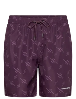 irregular monogram swimshorts - Badebukser