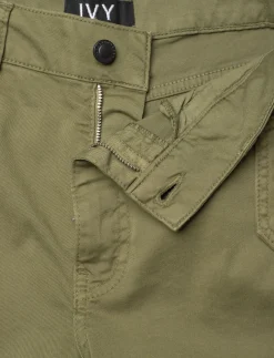 IVY-Uta Pocket Pant Army Green - Cargobukser