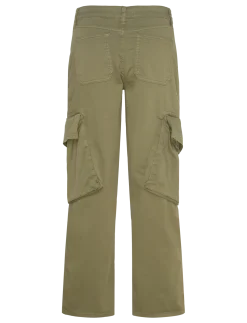 IVY-Uta Pocket Pant Army Green - Cargobukser