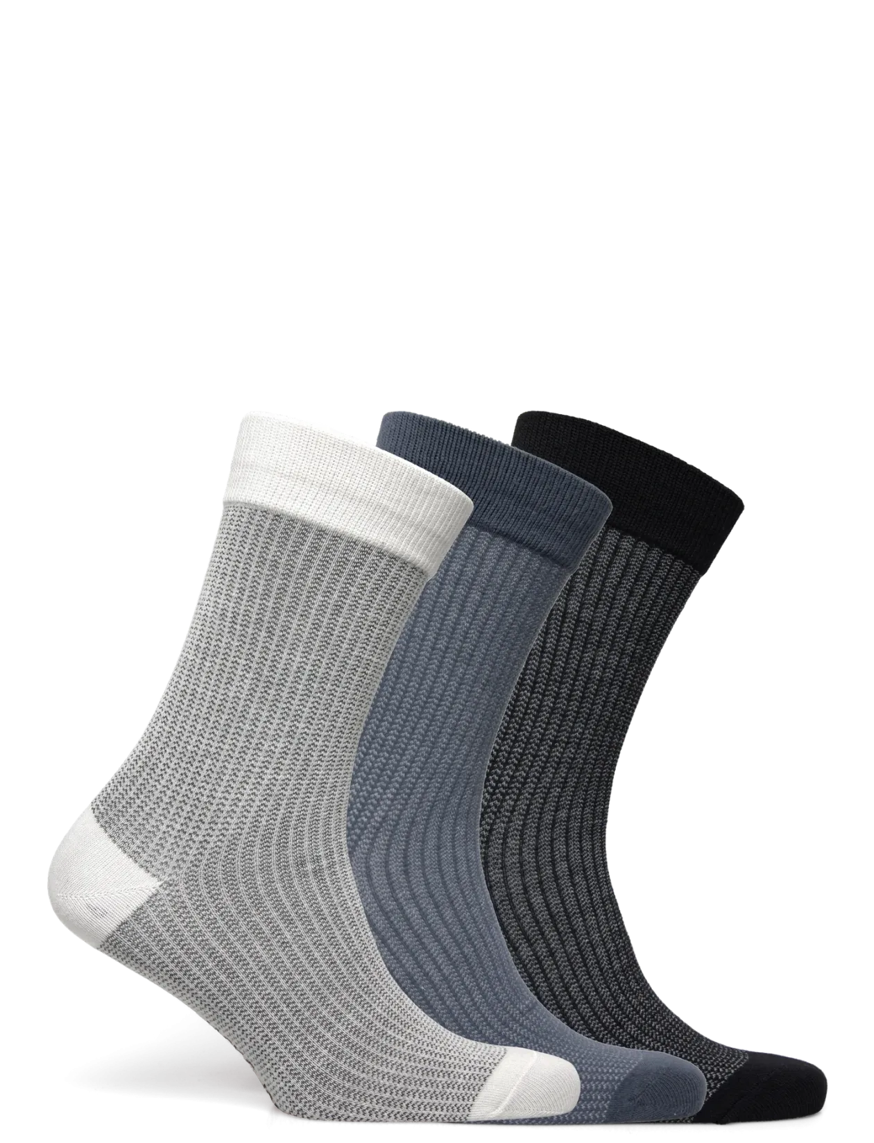 JACBRYAN BIRD EYE SOCKS 3 PACK SN - Sokker