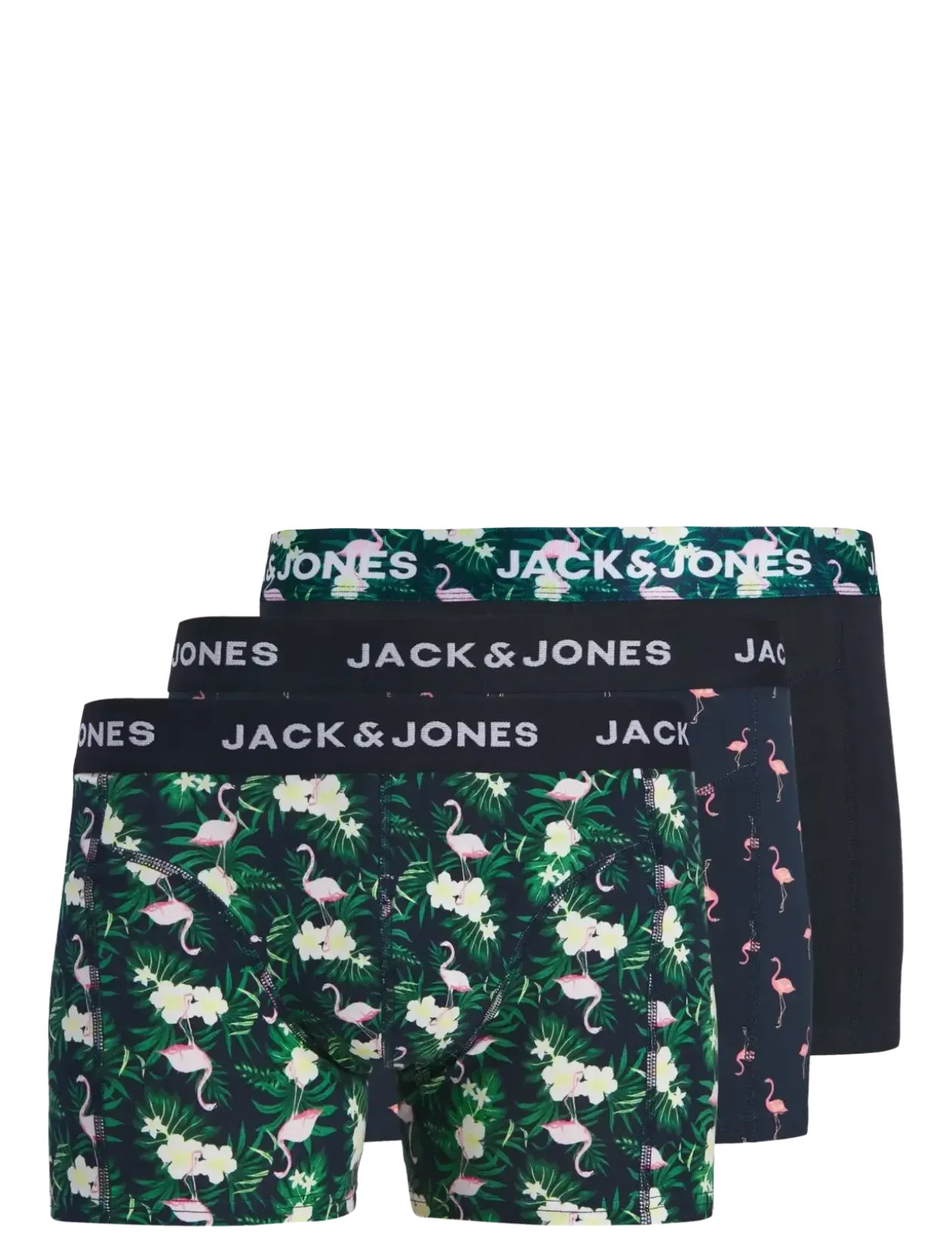 JACFLAMINGO FLOWER TRUNKS 3 PACK SN - Boxershorts