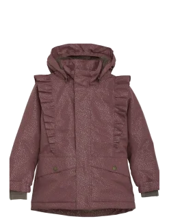 Jacket W. Frills AOP - Vinterjakker