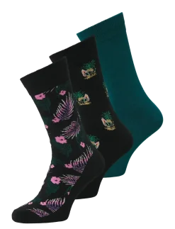 JACPINEAPPLE SKULLS SOCKS 3 PACK SN - Sokker
