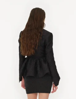 JACQUARD DRAPED BLAZER - Enkeltradede blazere