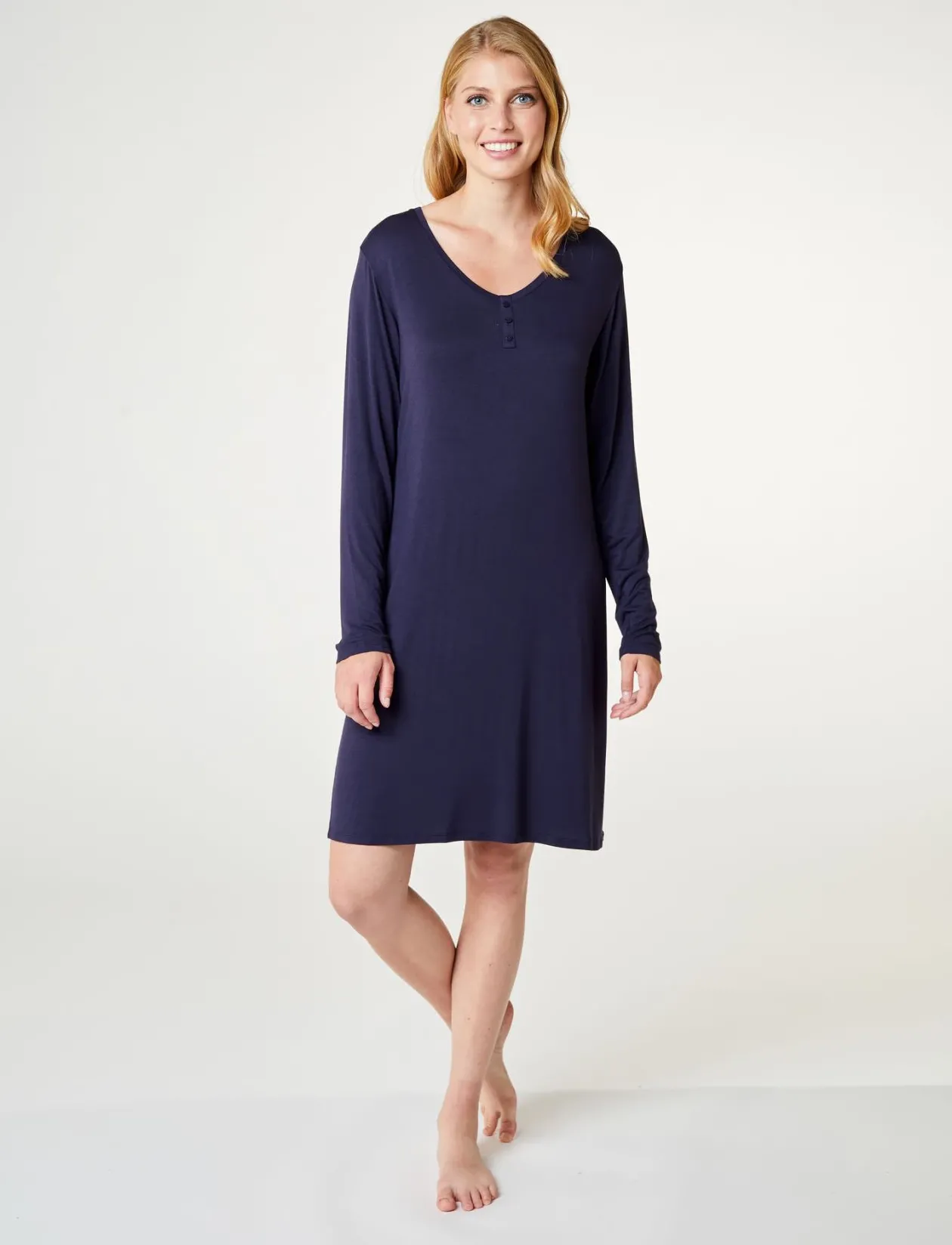Jacqueline Longsleeved Dress - Natkjoler
