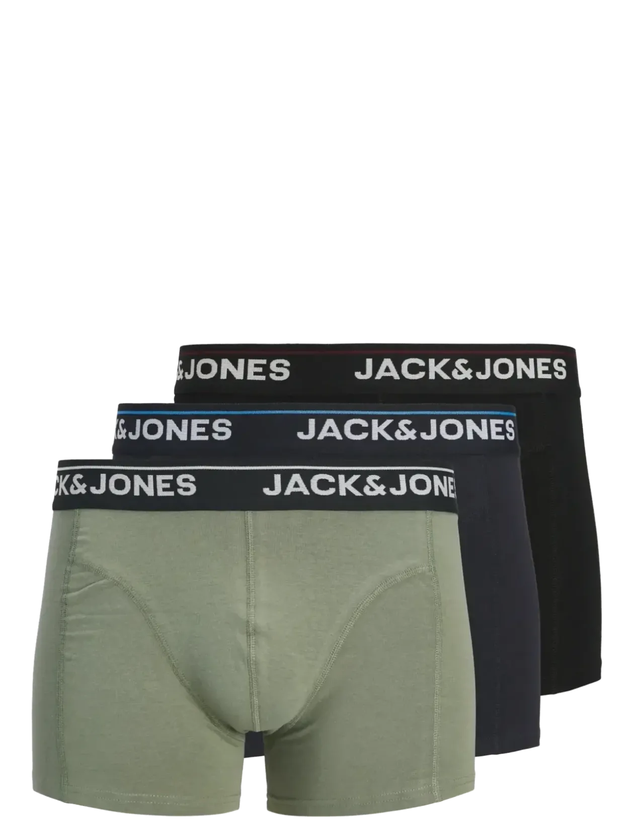 JACTIMOTHY SOLID TRUNKS 3 PACK - Boxershorts