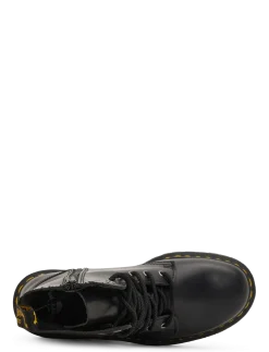 Jadon Black Polished Smooth - Snørestøvler