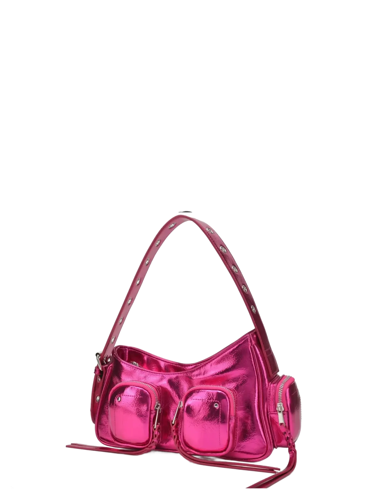 Jennifer Pocket Recycled Cool Pink - Top handle tasker