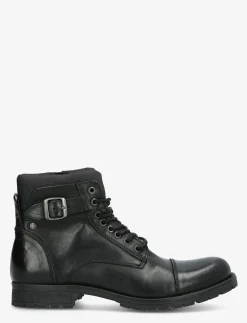 JFWALBANY LEATHER ANTHRACITE SN - Med snøre
